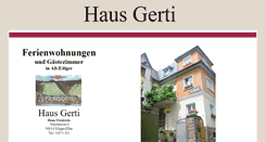 Desktop Screenshot of haus-gerti-ediger.de